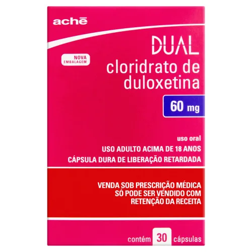 DUAL 60MG CX 30 CAP LIB RETARD - ACHE - Produtos Farmacêuticos