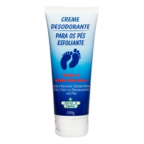 Creme Creme Desodorante P/ Pes Flores E Veget - Higiene E Beleza
