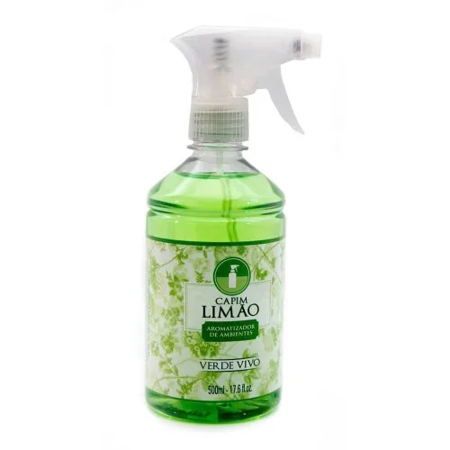 Aromat Amb. Capim Limao 500ml Verde Vivo - VERDE VIVO - Higiene E Beleza