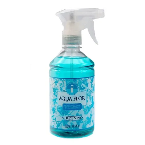 Arom. Amb. Aqua Flor 500ml Verde Vivo - VERDE VIVO - Higiene E Beleza