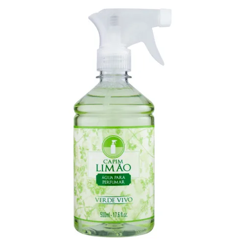 Agua P/perfumar. Capim Limao 500ml Verde Vivo - VERDE VIVO - Perfumaria