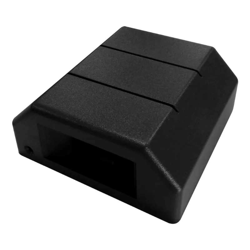 Arandela Externo Abs Preto Led 6W 3000K Al10 Nitrolux