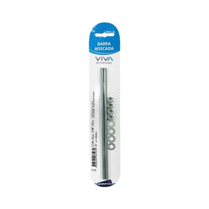 barra roscada 8201 10mm bemfixa por+arrue - 8201