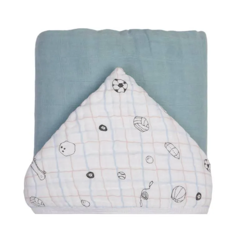 Toalha De Banho Infantil Soft Premium Com Capuz Esporte Papi - Papi - Cama, Mesa E Banho