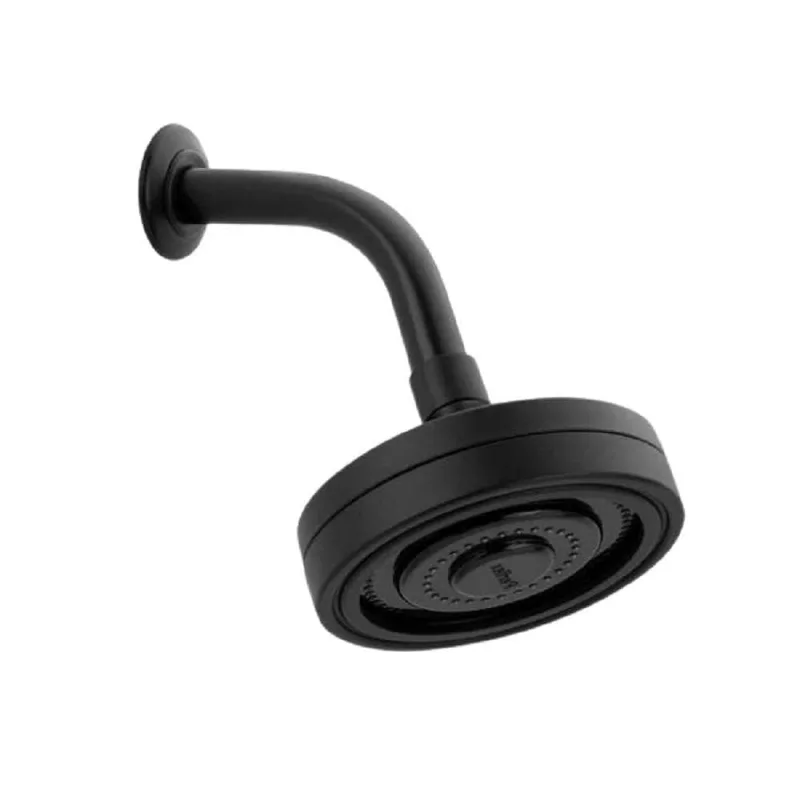 Chuveiro Acqua Comfort de Parede Preto Fosco - Perflex
