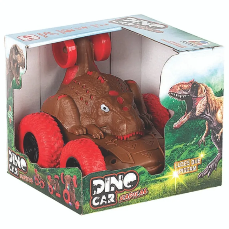 Carrinho Braskit Dino Radical 1 unidade - braskit
