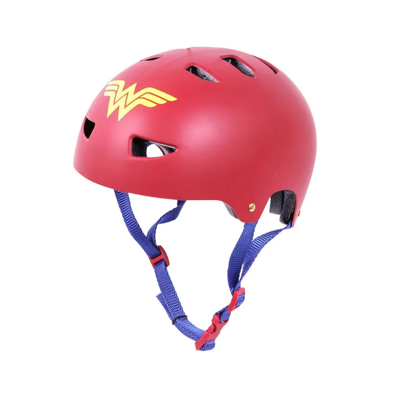 Capacete Mulher Maravilha (P) Warner Bel P / Vermelho, Azul