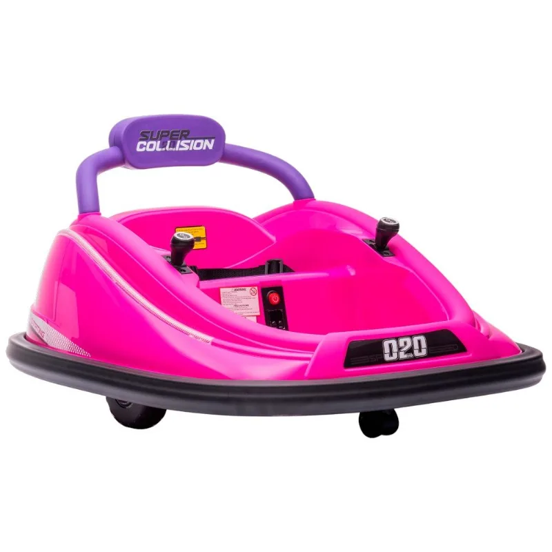 Carro Elétrico Infantil Bel Fix Choque 6V Rosa 912210