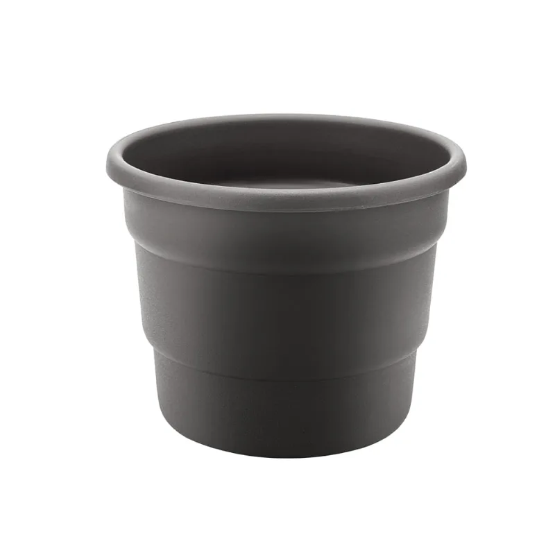 Vaso para Plantas Roma Desli Preto 24 cm