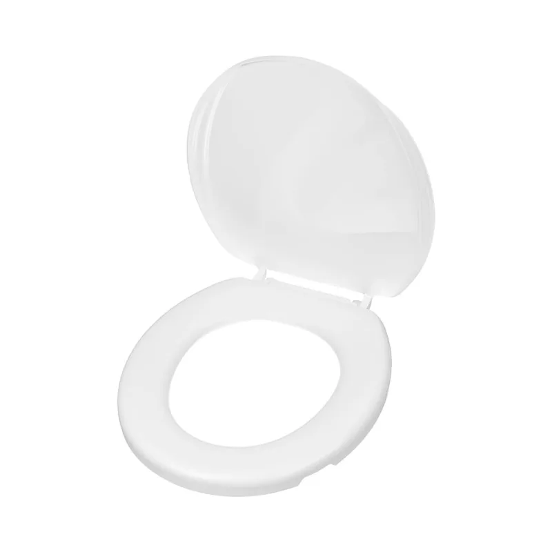 Assento Sanitário Almofadado Karppi Oval Branco - Mebuki