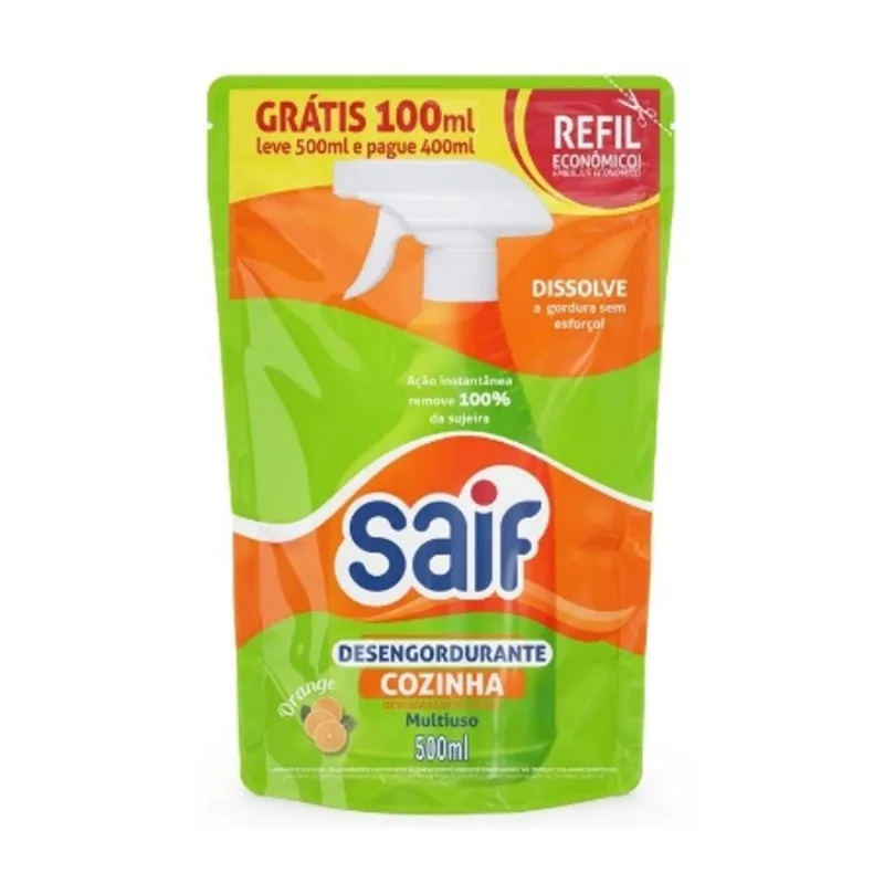 Desengordurante Multiuso Saif Sache 500Ml