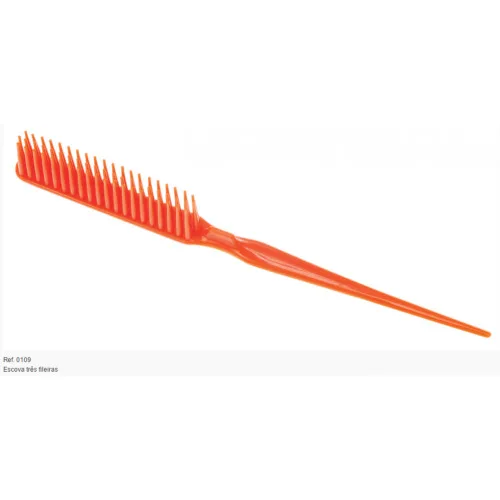 Escova Cabelo Marilu Tres Fileiras - HAIR BONITINHO MARILU - Higiene E Beleza