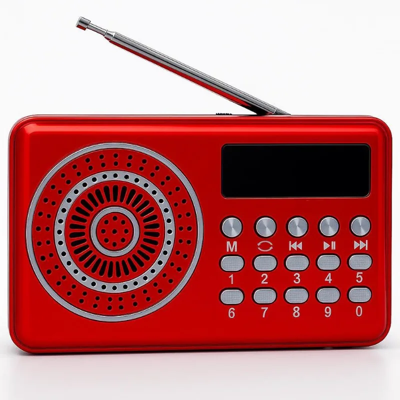 Rádio Portátil Recarregável Sem Fio Bluetooth, Usb, Tf,
