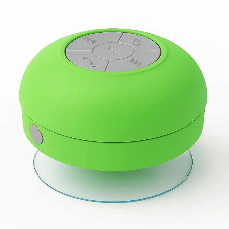 Caixa De Som Bluetooth Draik Com Ventosa 3w Conexão Sem Fio Ipx6 Verde