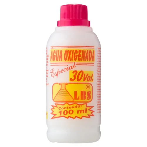 Água Oxigenada 30 Volumes Especial Lbs Frasco 100ml - LBS - Higiene E Beleza