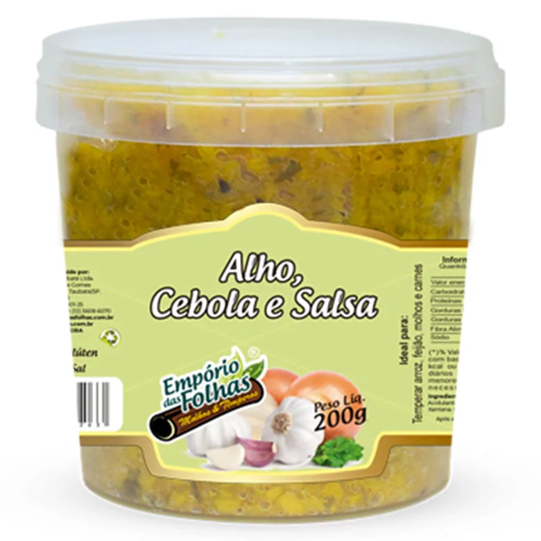 Alho Empório das Folhas Cebola e Salsa 200g - Empório das Folhas - Mercearia