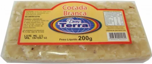 Doce Terra Cocada Branca - BRANCA - Mercearia