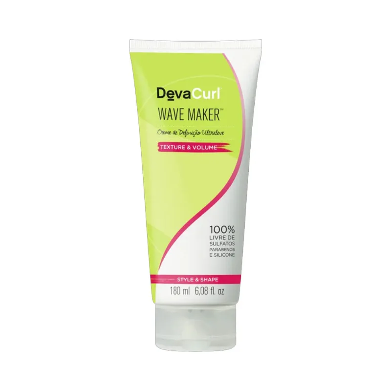 Ativador de Cachos Deva Curl Wave Maker Creme de Definição 180ml Cr Pent Deva 180ml Wave Maker