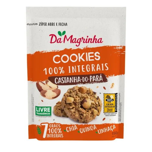 Cookies Da Magrinha Cast.para Integral 150g - DA MAGRINHA - Mercearia