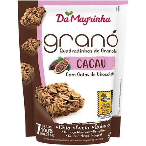 Snack Da Magrinha Granola Cacau 35gr - DA MAGRINHA - Mercearia