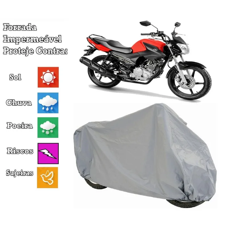 Capa Cobrir Moto Yamaha Factor 100 % Impermeável E 100%