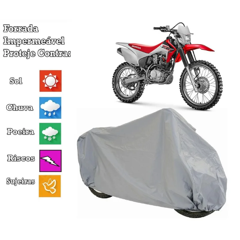 Capa Cobrir Moto Honda Crf150 F 100 % Impermeável E 100%
