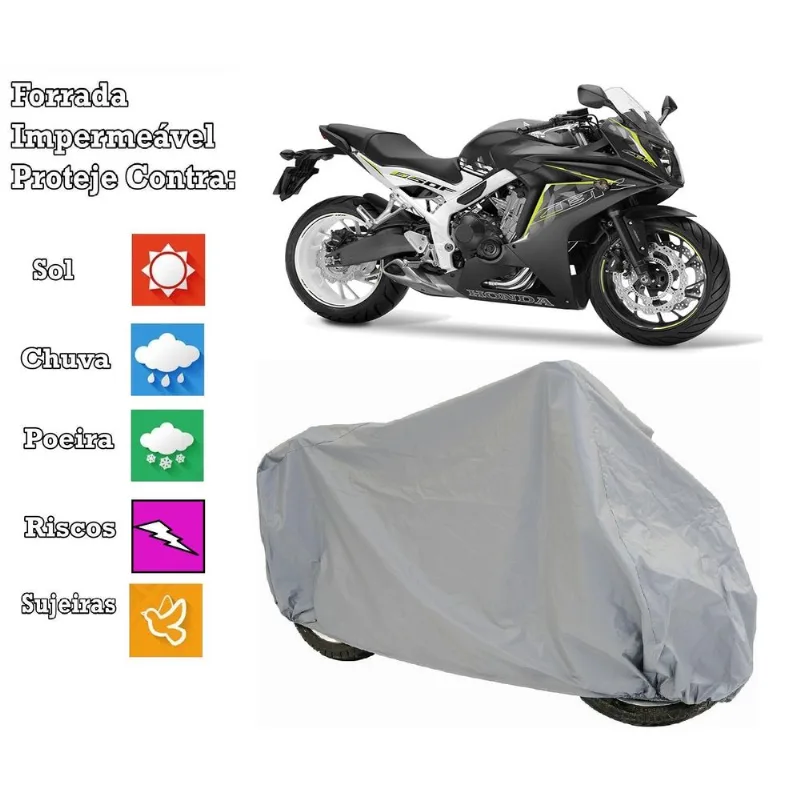 Capa Cobrir Moto Honda Cbr 650 F 100 % Impermeável E 100%