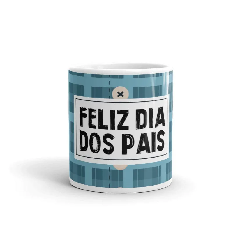 Caneca de Porcelana Dia dos Pais Suspensório