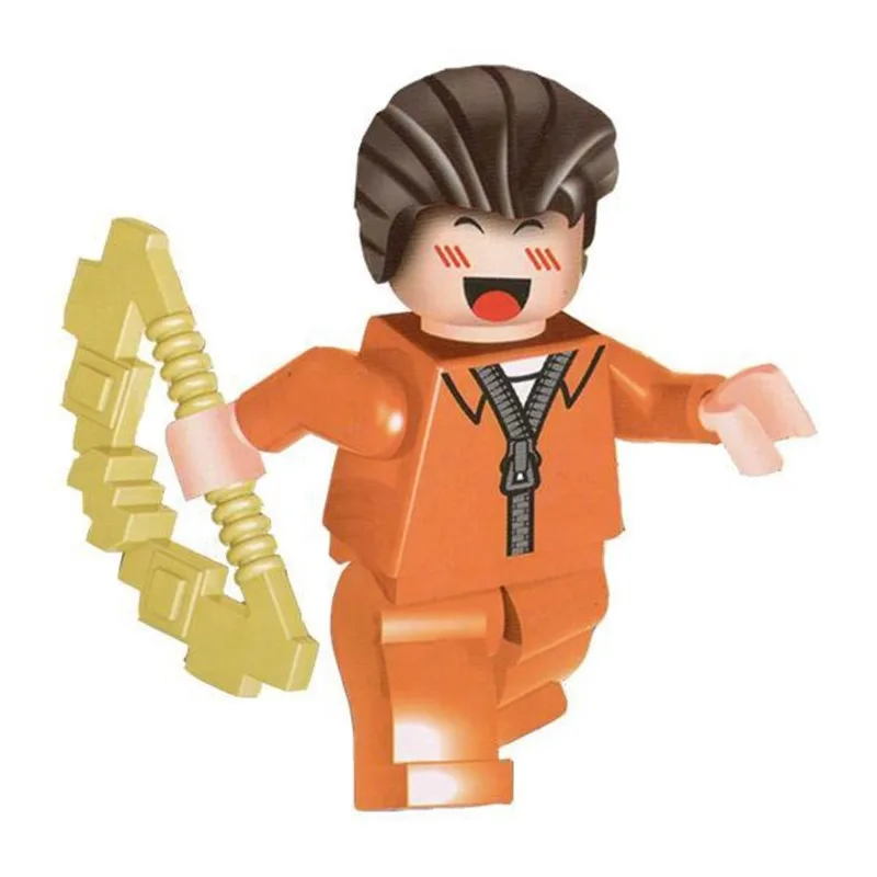 Brinquedo Boneco Bloco De Montar Roblox Jailbreak Fugitivo