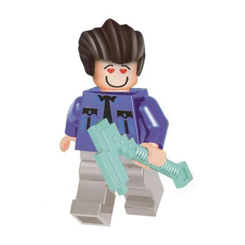 Brinquedo Boneco Bloco De Montar Roblox Jailbreak Vigilante