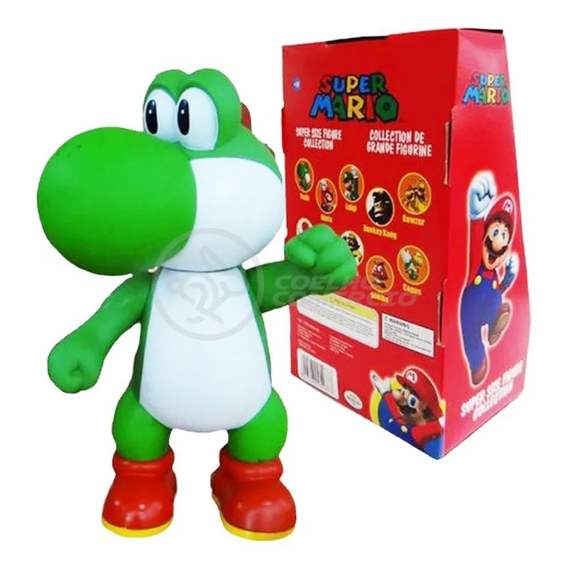 Boneco Action Figure Yoshi Articulado 26cm
