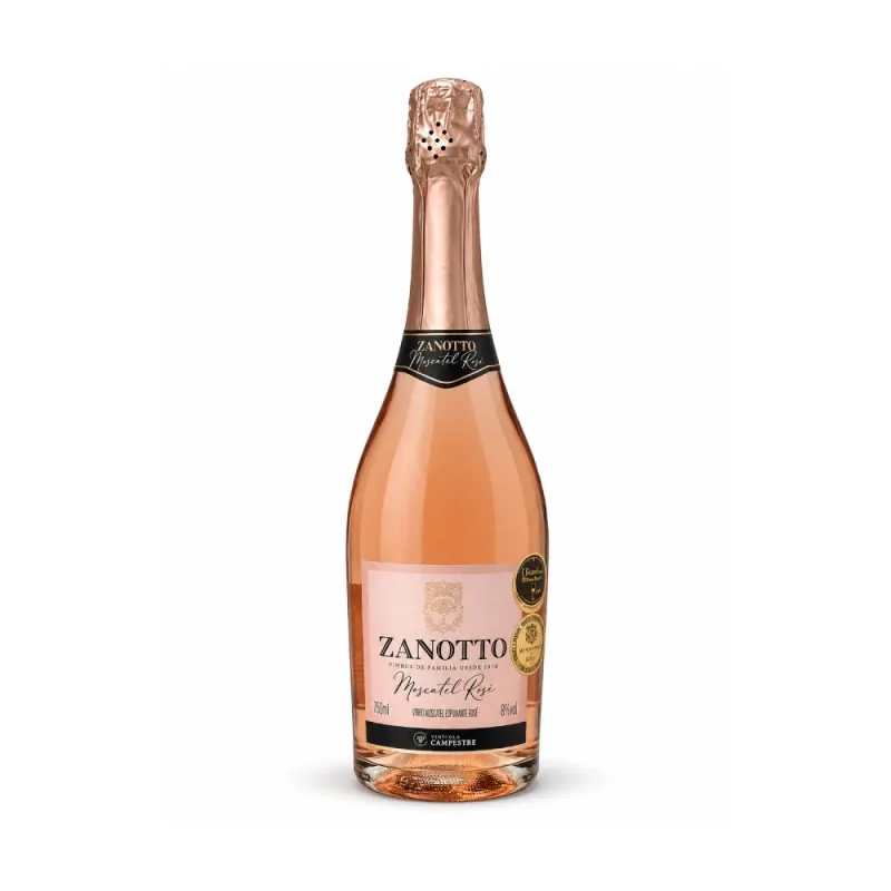 Espumante Brasileiro Moscatel Zanotto Rosé 750ml - ZANOTTO - Vinhos E Cervejas