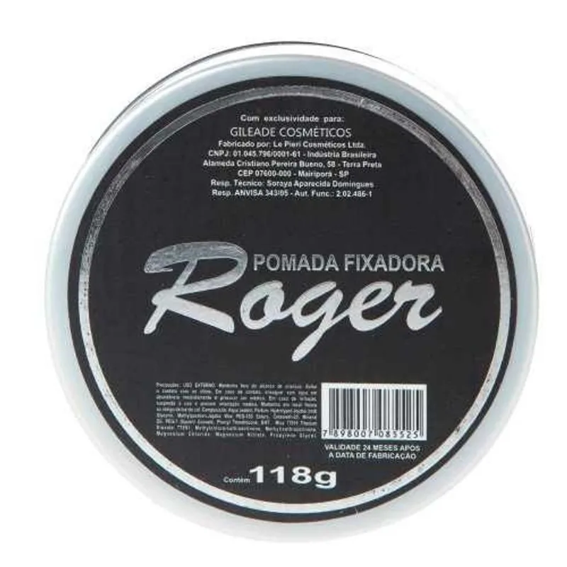 Pomada Fixadora Roger 118g
