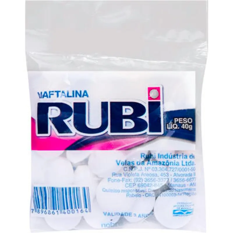 Naftalina Rubi 40g