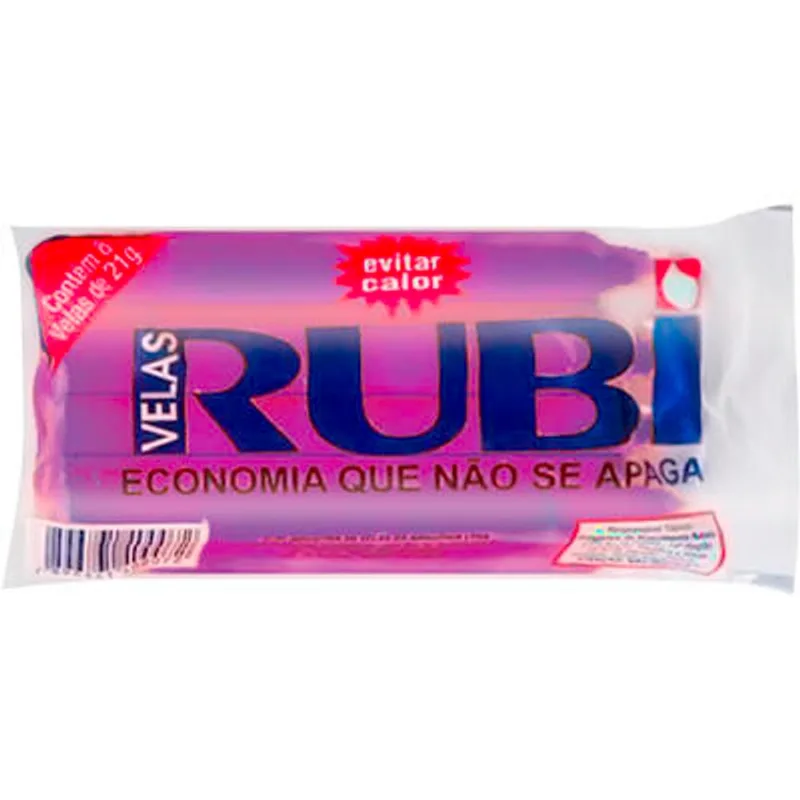 Vela Rubi Roxa 21g 8 un