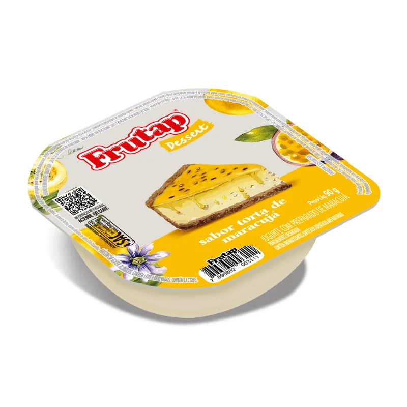 Iogurte Frutap Dessert Torta de Maracujá 90g