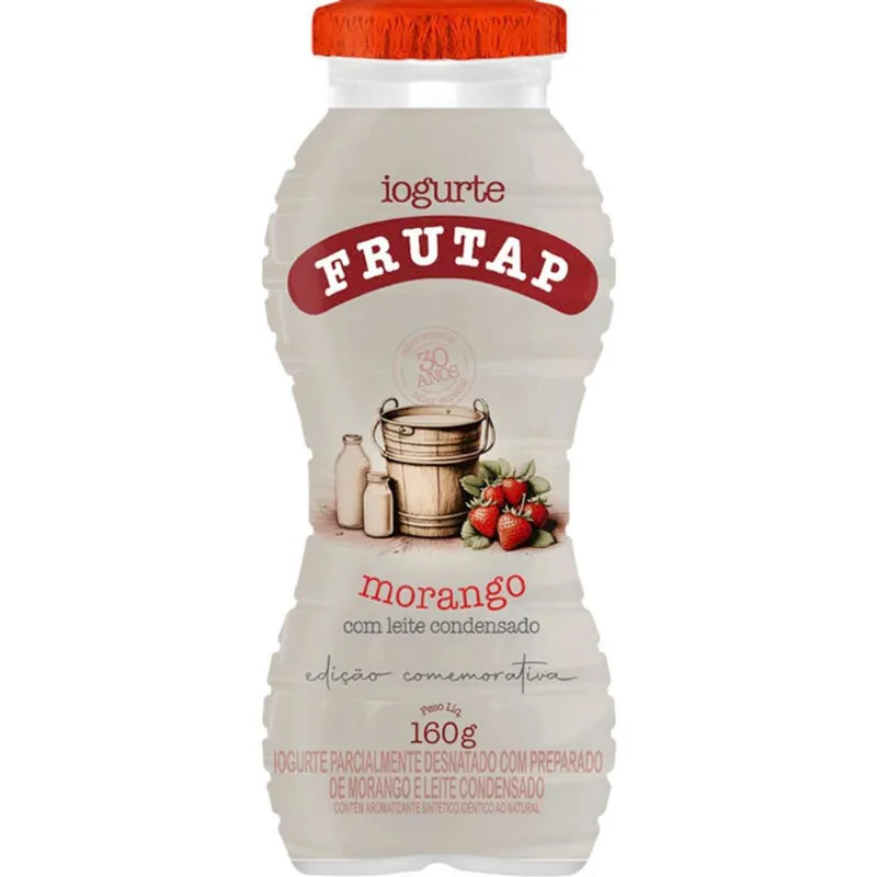 Iogurte Frutap Morango com Leite Condensado 160g