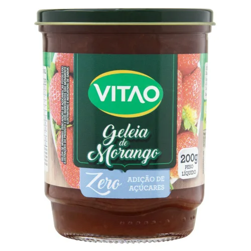 Geleia Morango Vitao Vidro 200g - DELAKASA - Mercearia