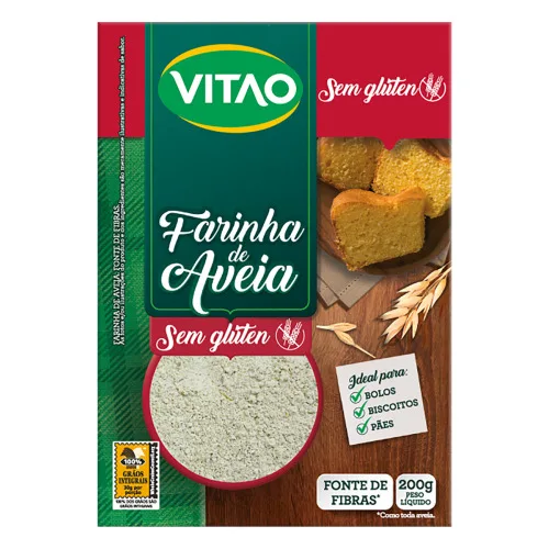 FARINHA DE AVEIA VITAO CAIXA 200G - VITAO