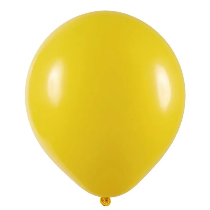 Balão De Látex Amarelo - 9 Polegadas - 50 Unidades - OUTRAS MARCA - Decoração
