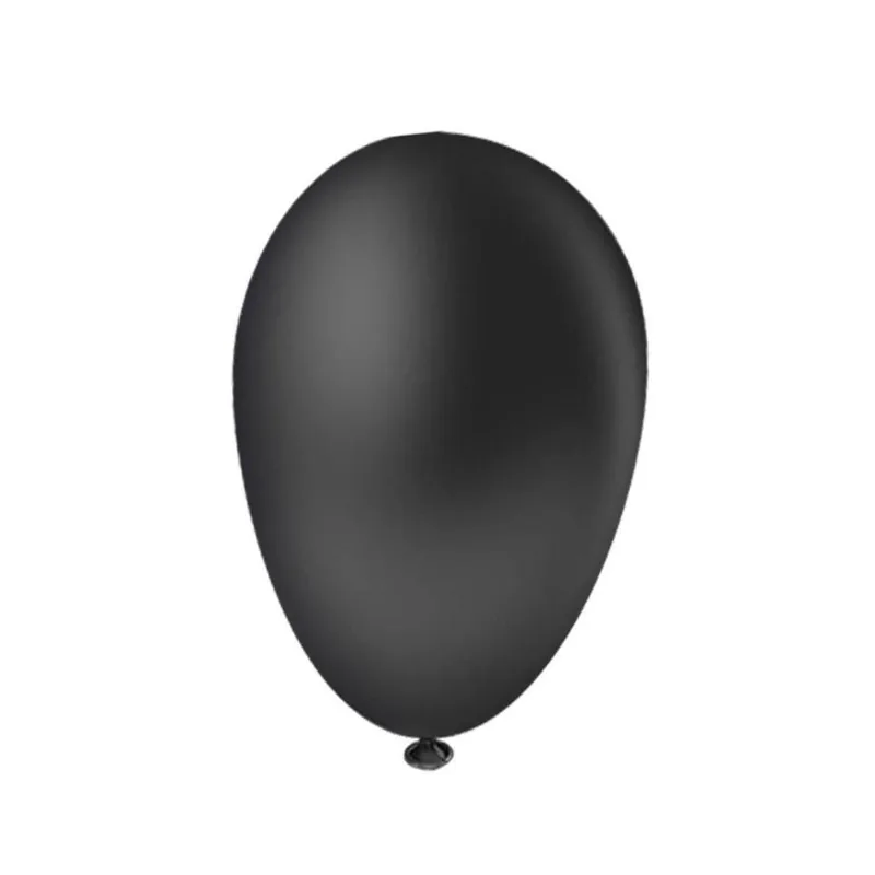 Balão Zerinho Preto - 3 Polegadas - 100 Unidades