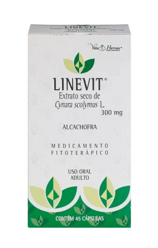 Linevit Alcach 300mg 45c Vita - VITALAB - Farmácia