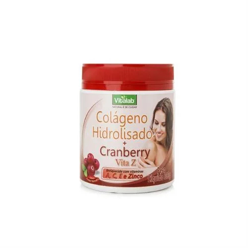 Colágeno Hidrolisado Cranberry Vita Z Vitalab - VITALAB