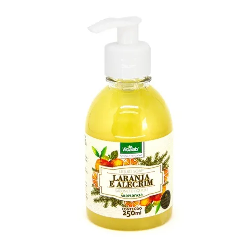 Sabonete Vitalab Liquido Laranja E Alecrim 250ml - VITALAB - Higiene E Beleza