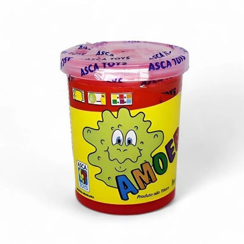 Amoeba Geleca 110G Pote Colorido Brinquedo Divertido Geleia
