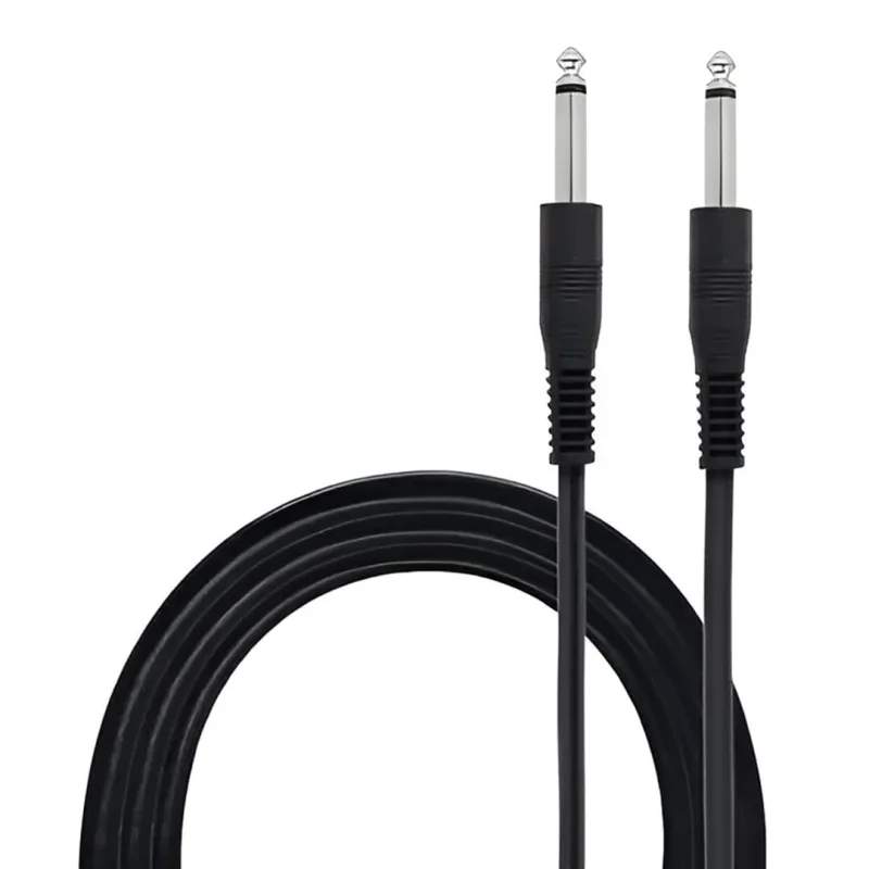 Cabo P10xp10 Mono De 5 Metros Para Instrumentos Musicais - Não Informado - Instrumentos Musicais