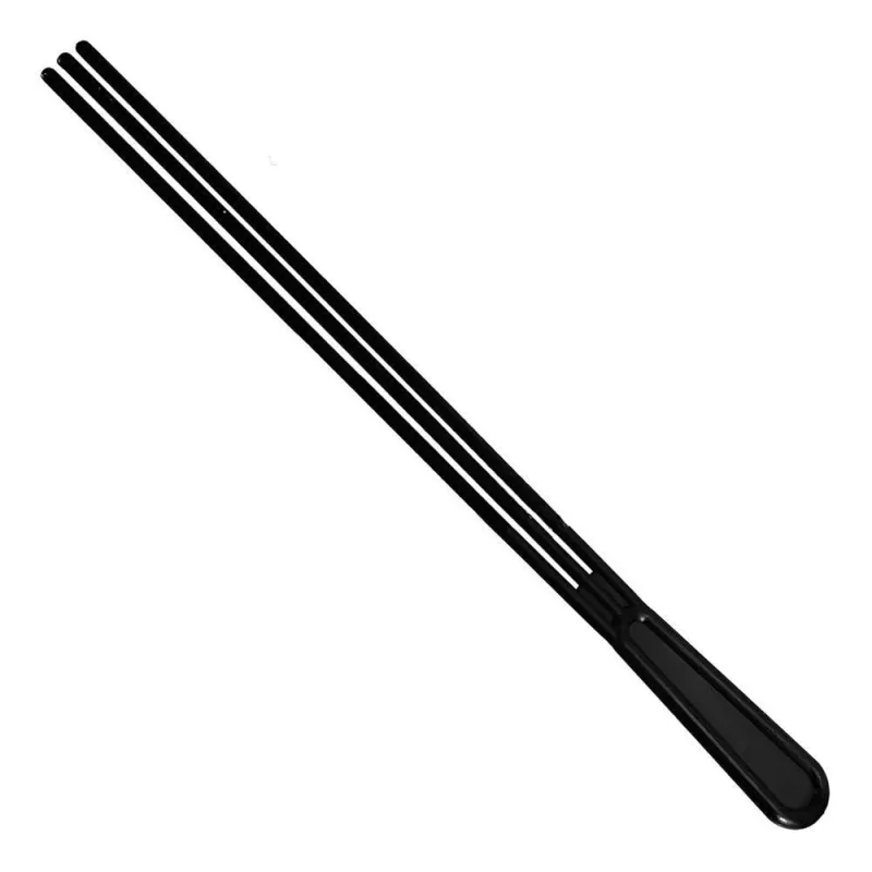 Baqueta De 3 Pontas Para Tamborim Preta De Plástico Resistente Instrumentos De Percussão - Não Informado - Instrumentos Musicais
