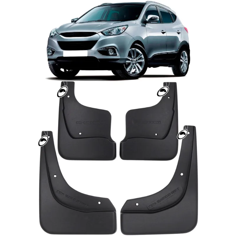 Jogo Apara Barro Protetor Lameira Flap Hyundai IX35 2011 a 2022