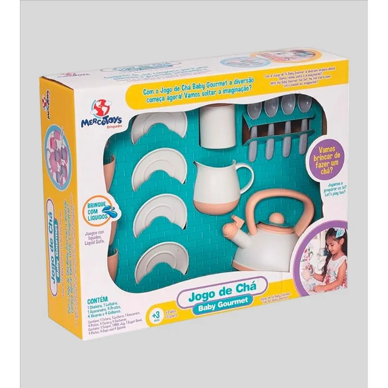 Jogo de Chá Baby Gourmet com 15 peças 464