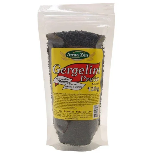 Gergelim Preto 150g Armazen - ARMA ZEN - Mercearia